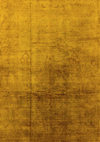 Oriental Yellow Industrial Rug, urb726yw