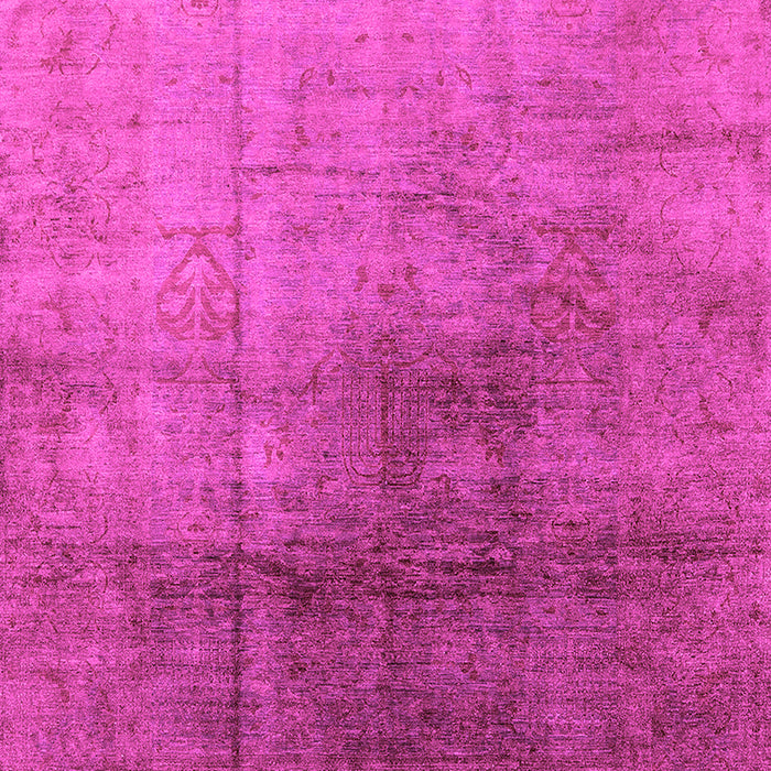 Machine Washable Oriental Pink Industrial Rug, wshurb726pnk