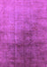 Machine Washable Oriental Purple Industrial Area Rugs, wshurb726pur