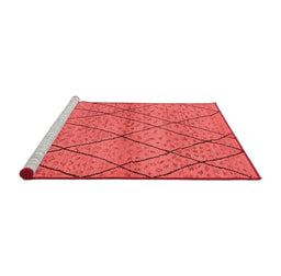 Industrial Red Washable Rugs