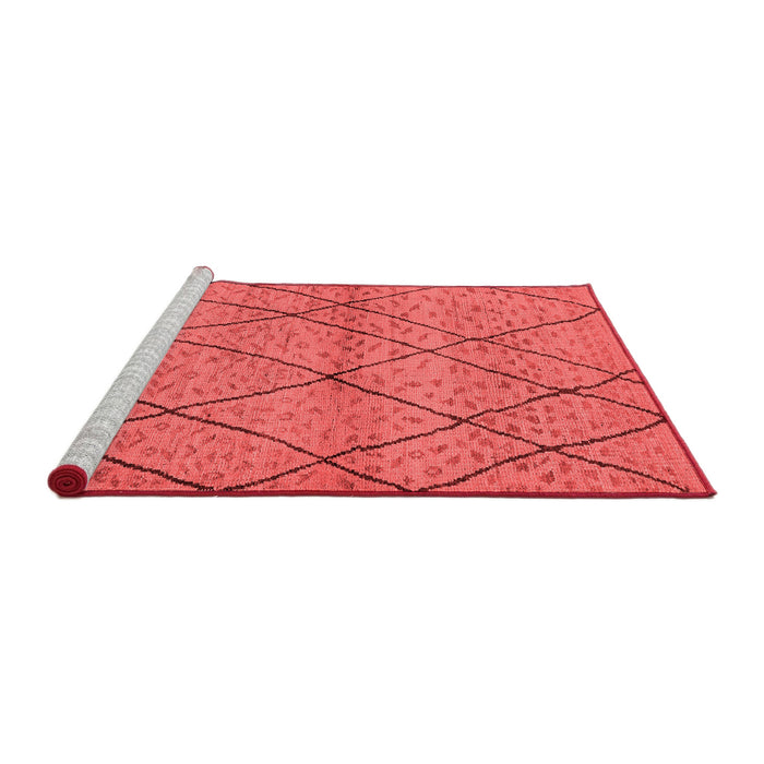 Industrial Red Washable Rugs