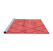 Industrial Red Washable Rugs