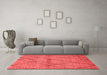 Industrial Red Washable Rugs