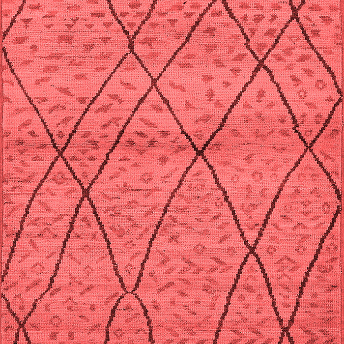 Machine Washable Oriental Red Industrial Rug, wshurb727red