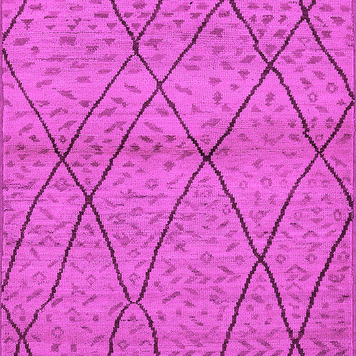 Machine Washable Oriental Pink Industrial Rug, wshurb727pnk