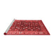 Industrial Red Washable Rugs