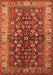 Machine Washable Oriental Orange Industrial Area Rugs, wshurb728org