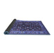 Sideview of Oriental Blue Industrial Rug, urb728blu