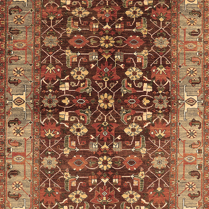 Oriental Brown Industrial Rug, urb728brn
