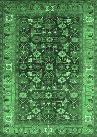 Oriental Emerald Green Industrial Rug, urb728emgrn