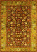 Oriental Yellow Industrial Rug, urb728yw