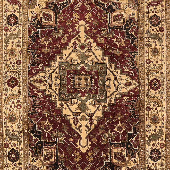 Oriental Brown Industrial Rug, urb729brn