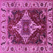 Square Oriental Pink Industrial Rug, urb729pnk