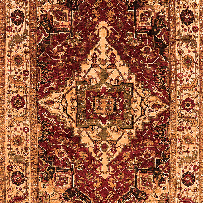Oriental Orange Industrial Rug, urb729org