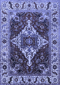 Oriental Blue Industrial Rug, urb729blu