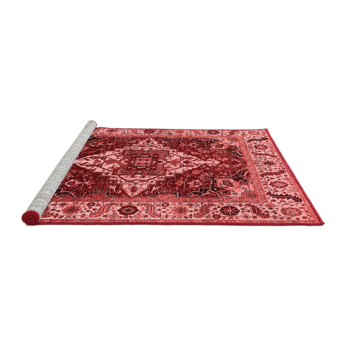 Industrial Red Washable Rugs