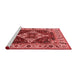 Industrial Red Washable Rugs