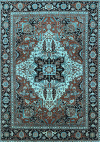 Oriental Light Blue Industrial Rug, urb730lblu