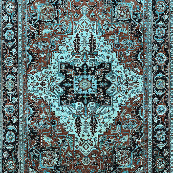 Oriental Light Blue Industrial Rug, urb730lblu