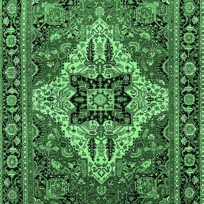 Oriental Emerald Green Industrial Rug, urb730emgrn