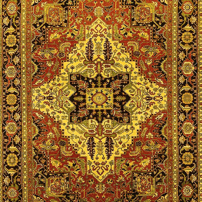 Oriental Yellow Industrial Rug, urb730yw