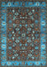 Oriental Light Blue Industrial Rug, urb731lblu