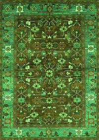 Oriental Green Industrial Rug, urb731grn