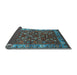 Sideview of Oriental Light Blue Industrial Rug, urb731lblu