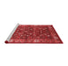 Industrial Red Washable Rugs