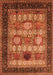 Machine Washable Oriental Orange Industrial Area Rugs, wshurb732org