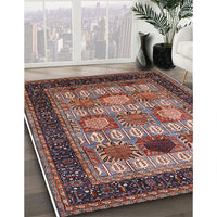 Mid-Century Modern Pink Oriental Rug, urb732