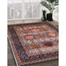 Machine Washable Industrial Modern Rosy Pink Rug in a Family Room, wshurb732