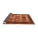 Sideview of Oriental Orange Industrial Rug, urb732org