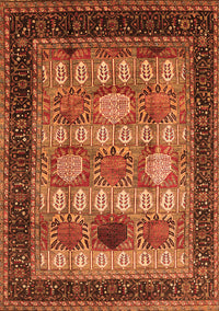 Oriental Orange Industrial Rug, urb732org