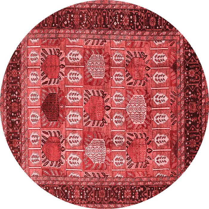 Machine Washable Oriental Red Industrial Rug, wshurb732red