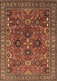 Oriental Brown Industrial Rug, urb733brn