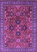 Machine Washable Oriental Purple Industrial Area Rugs, wshurb733pur