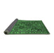 Sideview of Oriental Emerald Green Industrial Rug, urb733emgrn