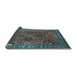 Sideview of Oriental Light Blue Industrial Rug, urb733lblu