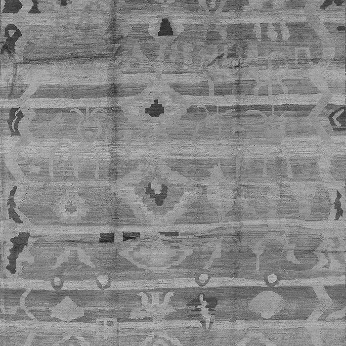 Machine Washable Oriental Gray Industrial Rug, wshurb734gry