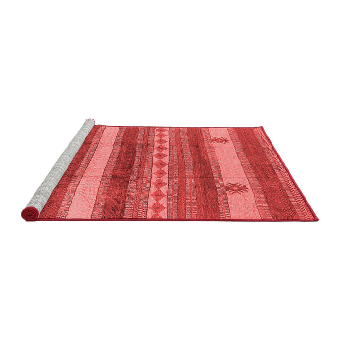 Industrial Red Washable Rugs