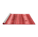 Industrial Red Washable Rugs