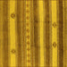 Square Machine Washable Oriental Yellow Industrial Rug, wshurb735yw
