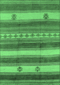 Oriental Emerald Green Industrial Rug, urb735emgrn