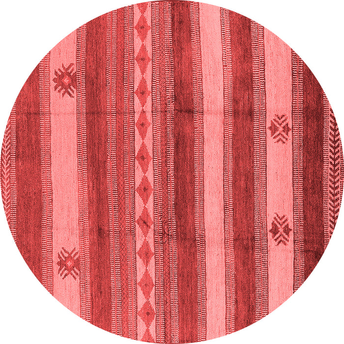 Machine Washable Oriental Red Industrial Rug, wshurb735red
