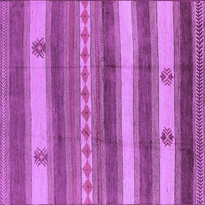 Square Oriental Purple Industrial Rug, urb735pur