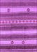 Machine Washable Oriental Purple Industrial Area Rugs, wshurb735pur