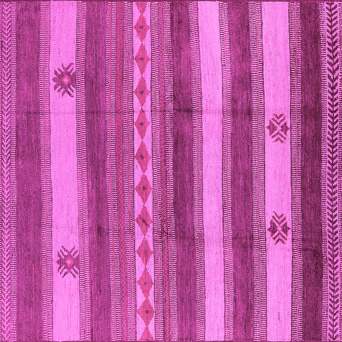 Square Oriental Pink Industrial Rug, urb735pnk