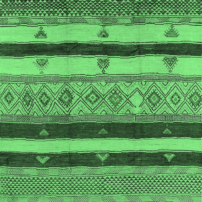 Oriental Emerald Green Industrial Rug, urb736emgrn