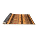 Sideview of Oriental Orange Industrial Rug, urb736org